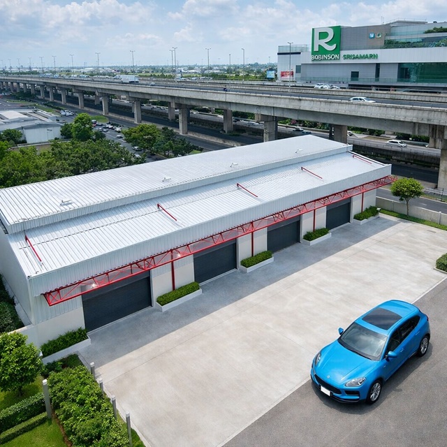 ภายใน 1 กม. 200 ตร.ม.โรบินสัน ศรีสมาน ลึก 25 ม. โกดังให้เช่า 1 ห้องน้ำ ใกล้ทางด่วนศรีสมาน และ ถนนกว้าง 10 ม.  เหลือ 2 ยูนิตสุดท้าย