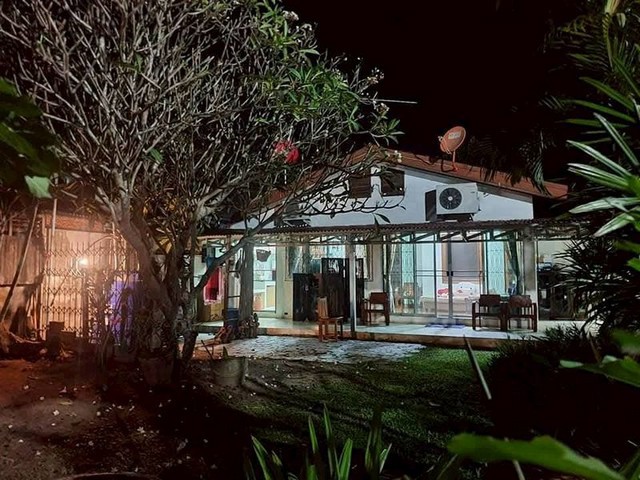 บ้านสวนชั้นเดียว แปลงหัวมุม บรรยากาศดี พื้นที่ดินกว้าง หนองควาย