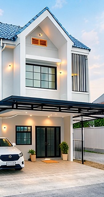 รามอินทรา115-121 ใกล้ตลาดมีนบุรี 800 ม. 26 ตร.ว.MRT สีชมพู 300ม.  2นอน 2น้ำ 210 ตร.ม. ทาวน์เฮาส์ 2 ชั้น หลังมุม