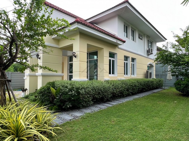 ให้เช่าบ้านเดี่ยว 2 ชั้น 90 ตรว. โครงการบารเมษฐ์ เฉลิมพระเกียรติ 62 สวนในบ้าน ตกแต่งพร้อมอยู่ ใกล้สวนหลวง