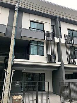 ให้เช่าทาวน์โฮม 3 ชั้น 22 ตร.ว. โครงการ Plex Residence Nawamin 111 ใกล้ รร.เลิศหล้า
