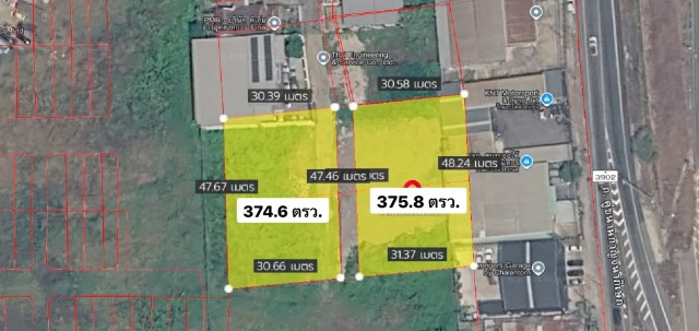 ขายที่ดิน 2 แปลง 374.6 ตร.ว. และ 375.8 ตร.ว. (ตรงข้ามกัน) อ่อนนุช 88/2 ตอบโจทย์ทั้งการสร้างบ้านพักอาศัยและโครงการเอ็กซ์คลูซีฟ