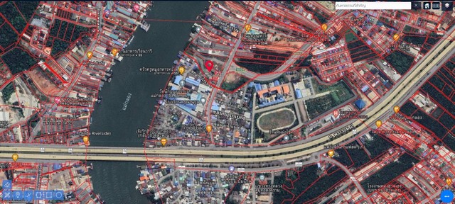ขายที่เปล่าติดแม่น้ำแม่กลอง ที่เปล่าติดถนนราษฎร์ประสิทธิ์  ที่ดินบางจะเกร็งสมุทรสงคราม