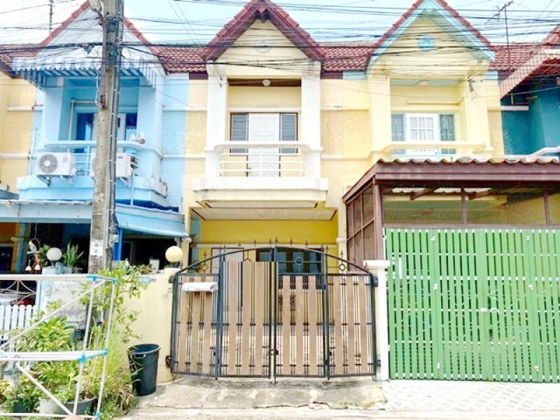 ให้เช่าทาวน์เฮ้าส์ 2 ชั้น 21 ตร.ว. 2 ห้องนอน 2 ห้องน้ำ 6999 B/M ใกล้วัดเกาะสุวรรณาราม 600 ม. มารวย สะพานใหม่ ดอนเมือง