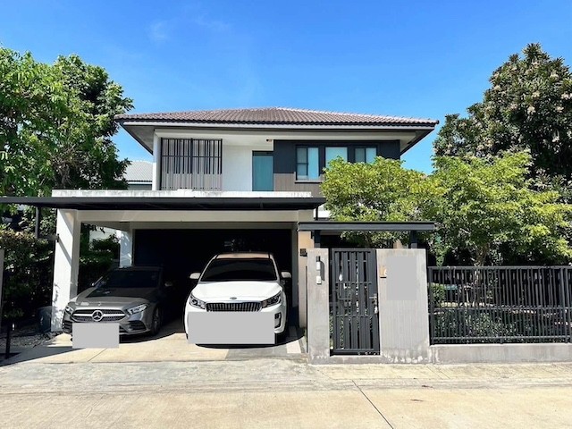 BH4384 ให้เช่าบ้านเดี่ยว มัณฑนา บางนา กม 7 ใกล้ Mega Bangna Fully Furnished