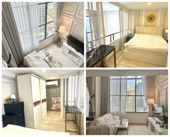 ให้เช่าคอนโด Knightbridge Prime Sathon ใจกลางสาทร 1 ห้องนอน 1 น้ำ ชั้น 29 วิวเมือง ติดรถ BRT