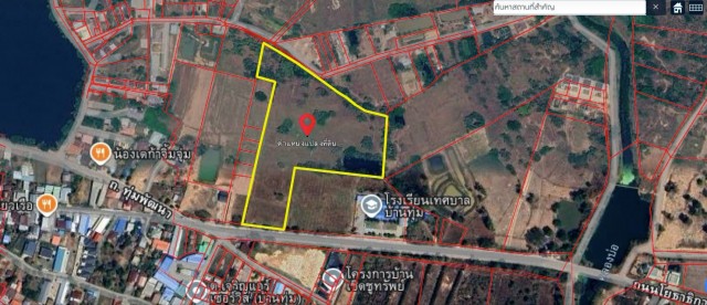 ขาย ที่ดิน  14 ไร่ 2 งาน 58.8 ตารางวา   บนถนนโยธาธิการ ขก.2127 ติดโรงเรียนเทศบาล บ้านทุ่ม ตำบลบ้านทุ่ม อำเภอเมืองขอนแก่น  จังหวัดขอนแก่น
