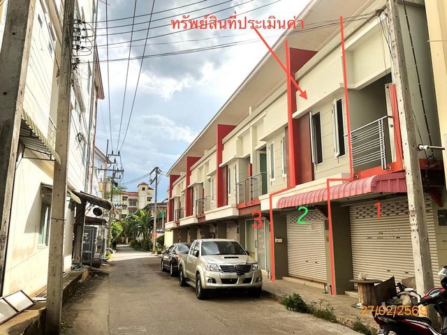 ขายอาคารพาณิชย์ชั้นเดียวเมืองสุราษฎร์ธานี  จำนวน 2 คูหา  อำเภอชัยบุรี  ถนนสายเหนือคลอง - ควนสว่าง