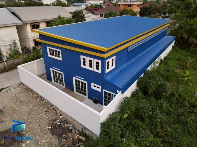 BR 1554 ให้เช่าโกดังติด สมาคมปักใต้ ถ. กาญจนาภิเษก รถ 6 - 10 ล้อ เทรลเลอร์สั้น เข้า  ออกสะดวก