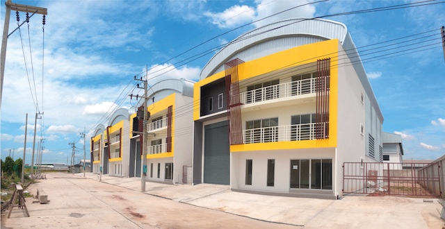 BST961 | โกดัง ขาย/เช่า ปิ่นเกล้า–สาย 5 | นครปฐม ทำเลดี ถนนในโครงการกว้าง 18 ม. รถเทรลเลอร์เข้า–ออกสะดวก