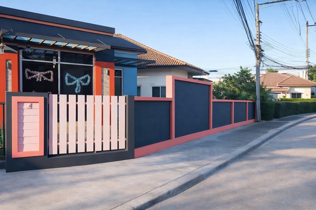 ศรีมหาโพธิ์ ต่อเติมหลังคาโรงจอดรถ ให้เช่าบ้านเดี่ยว 2นอน 1น้ำ 304 อบต.ท่าตูม 950ม. 49 ตร.ว. 180ตร.ม.