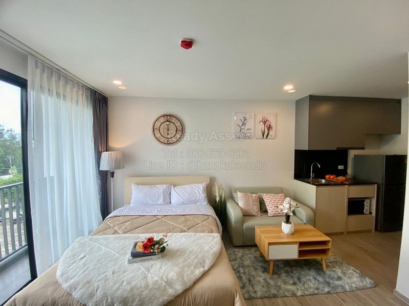 CR6812-0003 ให้เช่า Dolce Lasalle บางนา ห้องขนาด 26 ตรม 1นอน 1น้ำ ชั้น 5 เฟอร์ครบ พร้อมอยู่ ใกล้ BTS แบรริ่ง