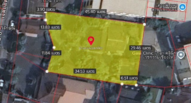 ขายที่ดินพร้อมสิ่งปลูกสร้าง 300 วา บนถนนเจ็ดยอด-ช้างเคี่ยน ย่านช้างเผือก ย่านเศรษฐกิจ ใจกลางเมืองเชียงใหม่