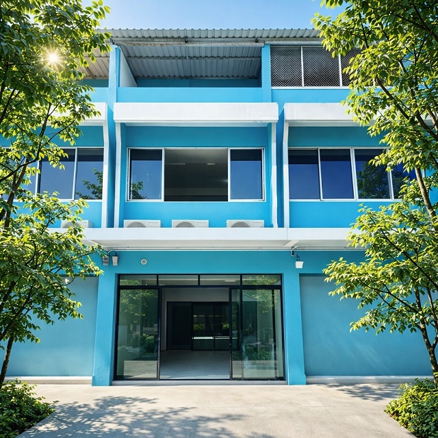 ม.หอการค้า 900 ม.อินทามระ8-14 BTSสะพานควาย 1กม.  240 ตร.ม.3นอน 2น้ำ  ให้เช่าอาคารพาณิชย์ 3 ชั้น  20 ตร.วา.