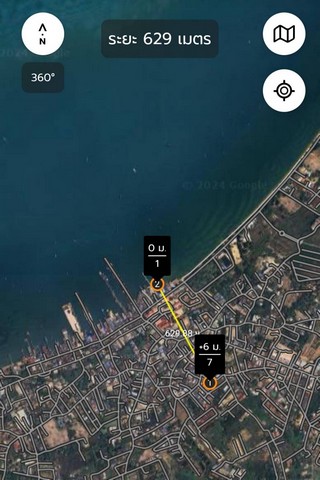 ขายที่ดินฝั่งทะเลขนาดที่ดิน 1 ไร่ 114 ตารางวา ตำบลบางเสร่ อำเภอสัตหีบ  จังหวัดชลบุรี