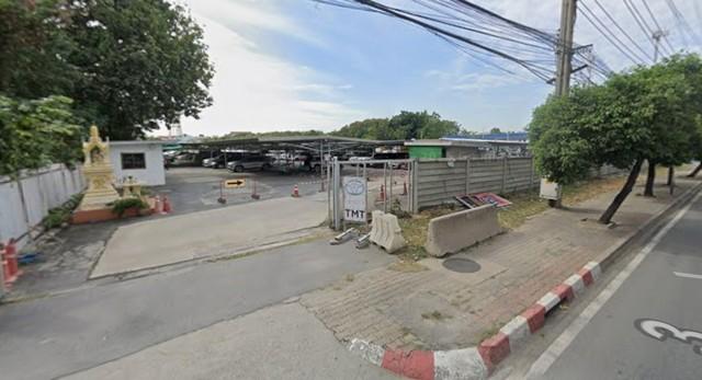 LS 935 ให้เช่าที่ดิน 6 ไร่กว่า พร้อมพื้นคอนกรีตเป็นลานจอดรถพร้อมหลังคา ริมถนนสุขุมวิท ปากน้ำ สมุทรปราการ ใกล้BTSโรงเรียนนายเรือ