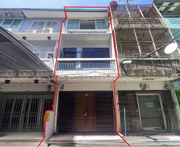 ขายด่วน อาคารพาณิชย์ 3 ชั้น ซอยเจริญกรุง 61 สาทร รีโนเวทใหม่