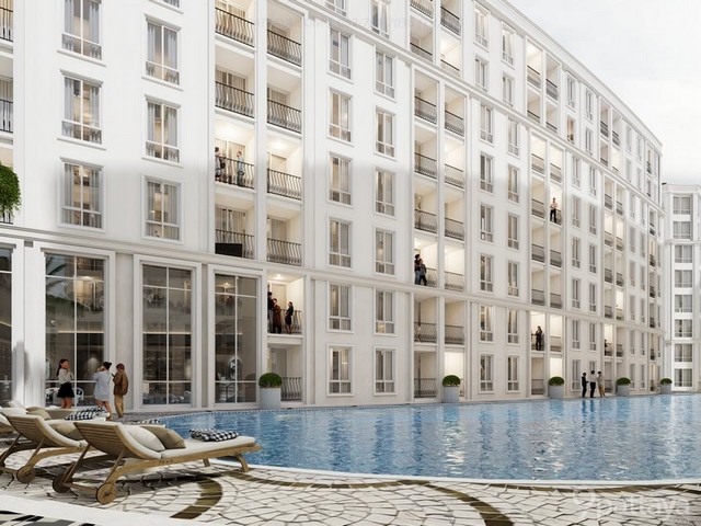 P2264 ขายคอนโดมิเนียม Pool Access ห้องใหญ่ 53 ตร.ม. 2 ห้องนอน 2 ห้องน้ำ  Harmonia City Garden – พัทยาใต้ ฮาร์โมเนีย ซิตี้ การ์เด้น