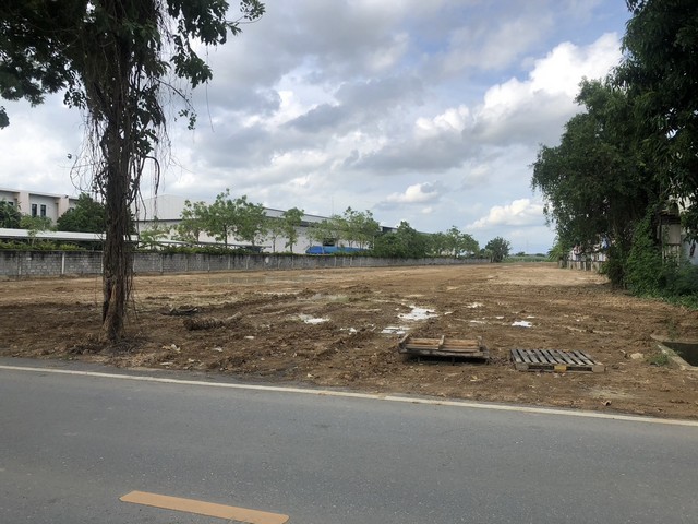 ขายที่ดินถมแล้วด้วยดินซีแลค ชนิดดี อำเภอปากเกร็ด จังหวัดนนทบุรี เนื้อที่ 8 ไร่ 1 งาน 73 ตารางวา
