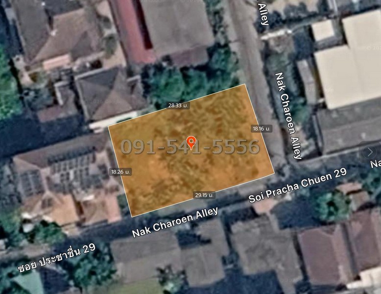 ขายที่ดินรวม 2 แปลง 130 ตรว ซอยประชาชื่น 28 และ 29 หัวมุมถนน รูปแปลงสี่เหลี่ยมผืนผ้า ติดถนน 2 ด้าน