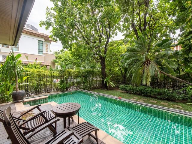 ให้เช่า ขาย บ้านเดี่ยวสุดหรู โครงการ บ้านแสนสิริ สุขุมวิท 67 Baan Sansiri Sukhumvit บ้านหัวมุม สระว่ายน้ำส่วนตัว ซอยสุขุมวิท 67 ซอยศรีจันทร์