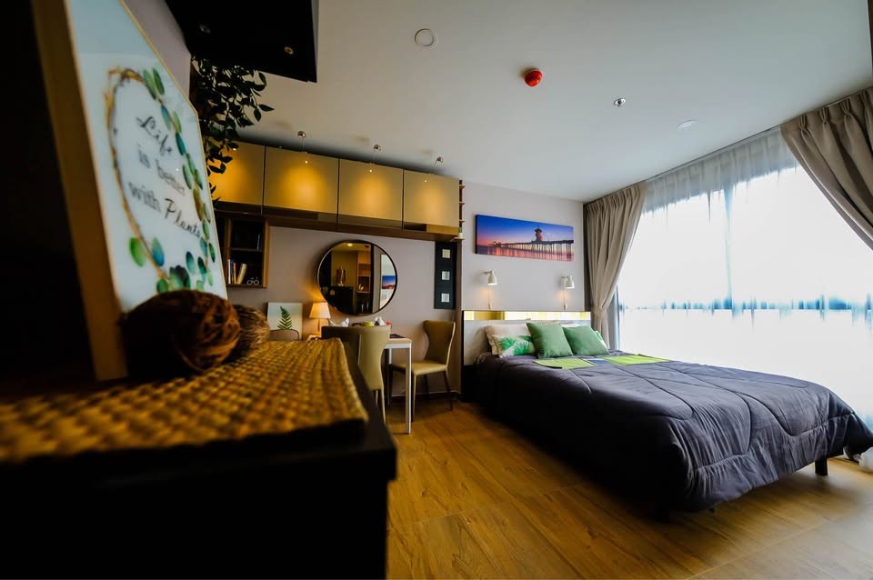 Ideo O2 comfortable safe nice view 30th floor BTS Bang Na