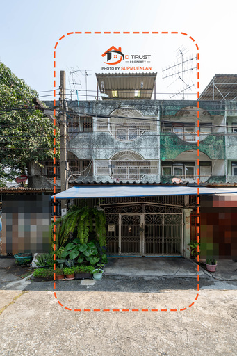 ขาย ตึกแถว 4 ชั้น ม.ขวัญชัย ซอยสุขสวัสดิ์ 56 พร้อมอยู่ 22 ตร.ว