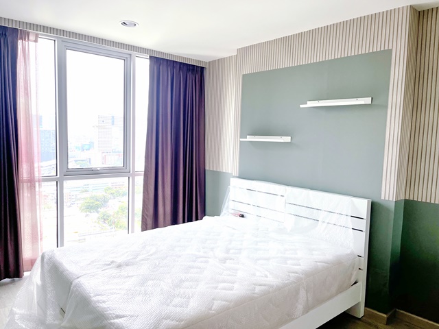 พหลโยธิน ชั้น 27  วิวเมือง ทิศเหนือ เดินถึง The Line BTSห้าแยกลาดพร้าว 50ม. Lotus คอนโด 45ตร.ม. 1นอนขนาดใหญ่ 1น้ำ เฟอร์ พร้อมเข้าอยู่