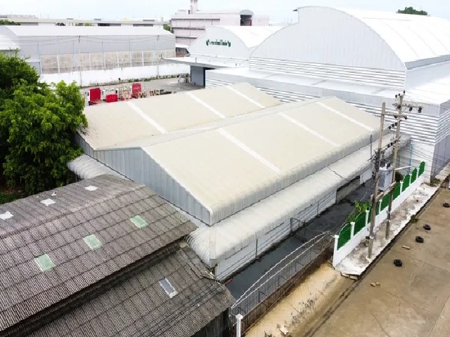 ขายโรงงาน บางปลา กล้ถนนเทพารักษ์ 200 เมตร เนื้อที่ 384 ตร.ว. ถนนซอยกว้างประมาณ 10 เมตร