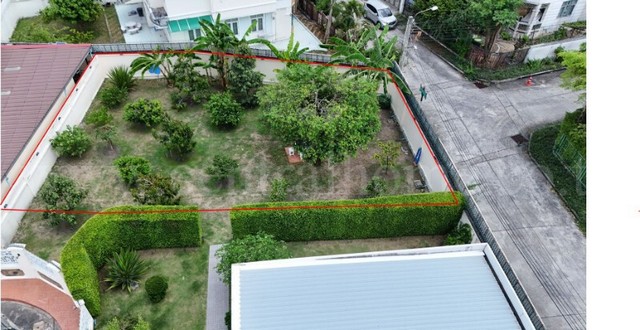 ที่ดินเปล่า ถมแล้ว 131 ตารางวา ลัดดารมย์ รัตนาธิเบศร์ แปลงริม