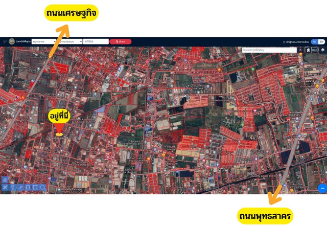 ขายที่ดินวปอกระทุ่มแบนผังม่วง ที่ดินท่าไม้กระทุ่มแบน ที่ดินอ้อมน้อย  ต.ท่าไม้ อ.กระทุ่มแบน จ.สมุทรสาคร
