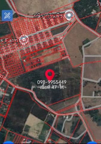 ขายที่ดินสวยพนัสชลบุรี ขายที่ดิน 47 ไร่ 40 ตารางวา ผังสีเหลือง  เป็นถนนสี่เลนอยู่ในแหล่งความเจริญ ใกล้เขตอุตสาหกรรม