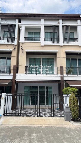 Townhome ขายทาวน์โฮม 3 ชั้น (ต่ำกว่าราคาประเมิน) บ้านกลางเมือง เกษตร–นวมินทร์ (Baan Klang Muang Kaset-Nawamin) 20 ตร.ว. 3 น 3 น้ำ 2 จอดรถ ราคา 4.2 ล้านบาท  20 Square Wah  ไม่ไกลจาก ช็อคโกแลตวิลล์ สภาพดี กรุงเทพ
