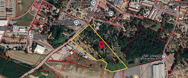 ให้เช่าที่ดินศรีราชาชลบุรี นำเสนอแปลงเช่าระยะยาว 23-0-31 ไร่ พื้นที่สีส้ม ราคาเพียง 9000 บาท/ไร่