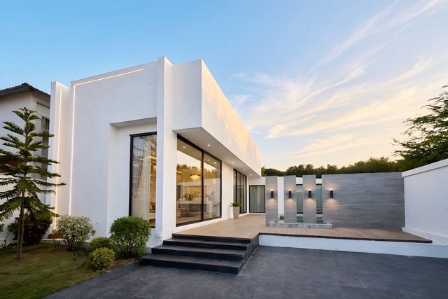 The Pool Villa Pattaya ว่างให้เช่า หลังใหญ่ ดาดฟ้ากว้าง วิวสวย พิกัดหนองปรือ