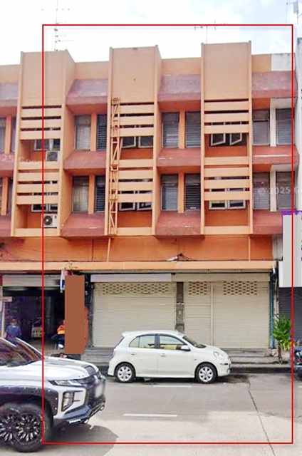 แฮปปี้แลนด์ MRTบางกะปิ 1.5กม. 6นอน ให้เช่าอาคารพาณิชย์ 3ชั้น 2คูหา 38ตร.วา. 450ตร.ม. ทำเลดี ติดถนนใหญ่ คลีนิค ร้านมือถือ 6น้ำ เดอะมอลล์