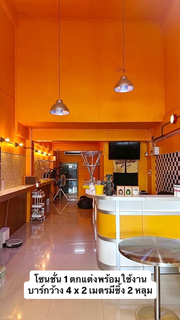 ไม่มีค่าเซ้ง! บนถ.ราชพฤกษ์ ให้เช่าอาคารพาณิชย์ 4.5ชั้นถ.พระราม5 1.37กม. นครอินทร์   พร้อมดาดฟ้า 5นอน 280ตร.ม. ร้านกาแฟ MRT ไทรม้า 2.9 กม.