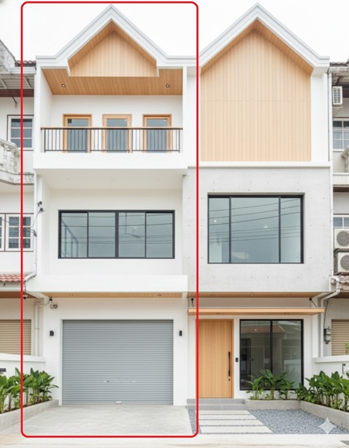 เเกริก รามอินทรา กม.2 เซ็นทรัล รามอินทรา 1.7 กม.ให้เช่าอาคารพาณิชย์ 3 ชั้น รีโนเวทใหม่ทั้งหลัง 18 ตร.วา.ม.รามอินทรา11-17