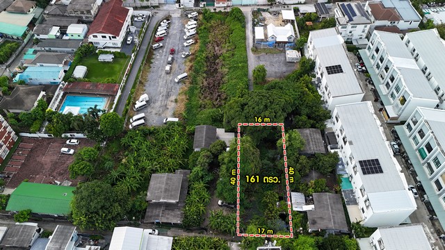 ขายที่ดินถนนสุขุมวิท103 ซอยอุดมสุข 43 เนื้อที่ 151 ตารางวา ราคาเพียง 6 ล้านบาท ทำเลศักยภาพเขตพระโขนง ใกล้แหล่งชุมชน