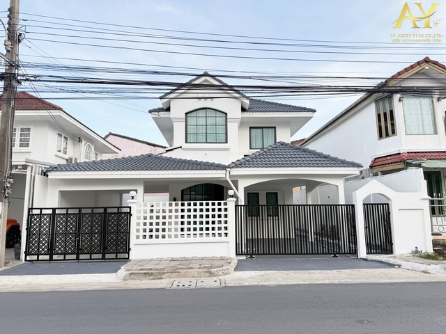 บ้านเดี่ยว 50 ตร.ว หมู่บ้านชลลดา สายไหม 34 ฟังก์ชันครบ 4 นอน 3 จอด พร้อมห้องนอนชั้นล่าง ตอบโจทย์ครอบครัวทุกเจน ในราคาเพียง 5.89 MB. คุ้มสุดๆ