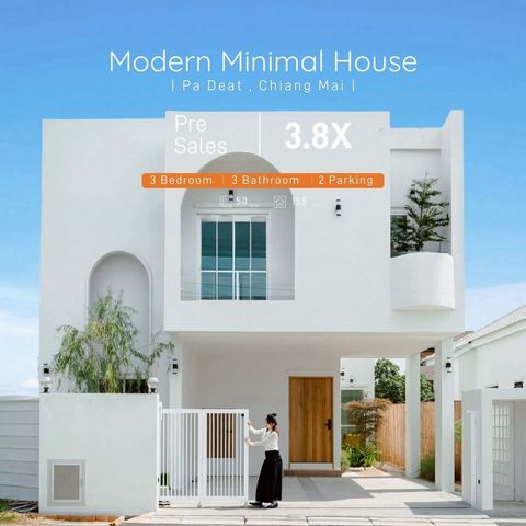 โซนป่าแดด ขายเพียง 3.89 ล้าน บ้านสร้างใหม่ 2 ชั้น #ดีไซน์โมเดิร์นมินิมอล #ใกล้สนามบิน เดินทางสะดวก ???? เพียง 10 นาที ถึง เซ็นทรัลแอร์พอร์ต