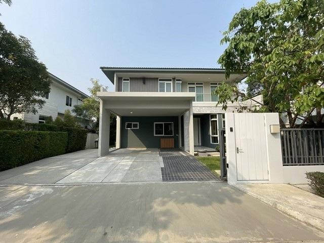 ให้เช่า บ้านเดี่ยว ย่านราม2 บางนา-วงแหวน โครงการ มัณฑนา บางนา-วงแหวน แบบบ้านไซส์M หน้าบ้านหันทางทิศใต้