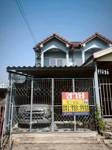 ขายทาวเฮาส์ 2ชั้น 16 ตร.วา หลังหัวมุม  ท่าทราย  เมืองสมุทรสาคร  ZW633
