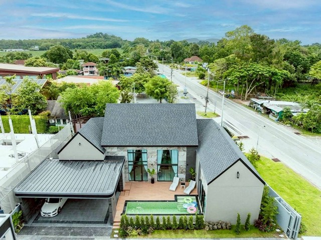 LV53441 ขาย วิลล่า อากิระ (แบบ D) พร้อมสระว่ายน้ำส่วนตัวหลังใหม่ ใกล้อ่างเก็บน้ำมาบประชัน