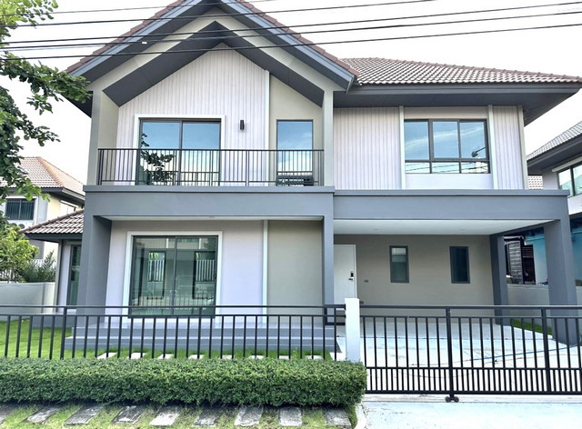 บ้านเดี่ยวหมู่บ้านเพฟบางนา (PAVE Bangna) 4ห้องนอน ทิศเหนือ 60.1ตร.วา บ้านใหม่ยังไม่เคยเข้าอยู่