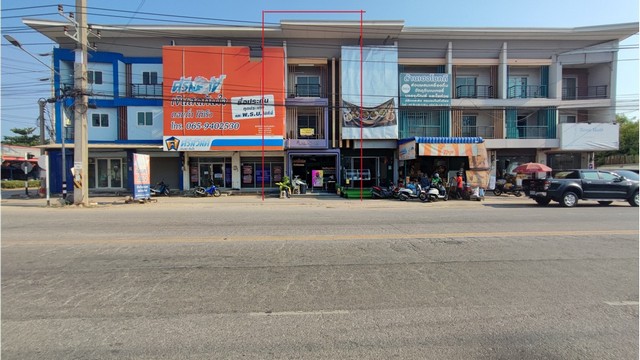 ขายตึกอาคารพาณิชย์ พันท้ายนรสิงห์ คีทพลาซ่า เมืองสมุทรสาคร ติดถนน 4 เลน