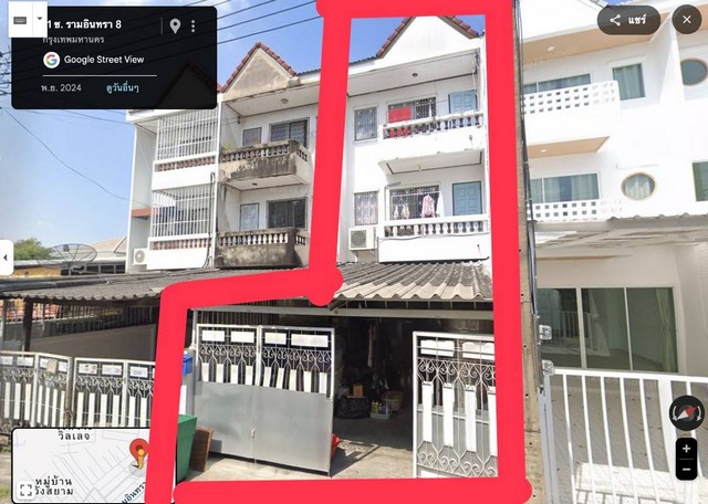 ขายด่วนบ้านทาวน์เฮ้าส์ ซ.รามอินทรา 8  แหล่งชุมชน เดินทางสะดวก ใกล้แหล่งอาหาร