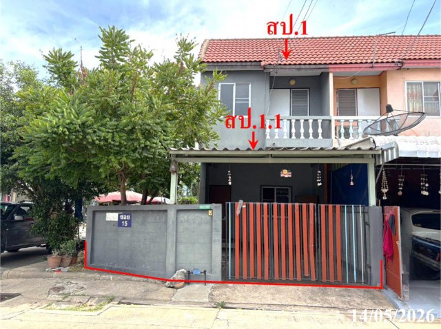 ขายทาวน์เฮ้าส์ปทุมธานี โครงการ บ้านกฤษณา 2 อำเภอสามโคก