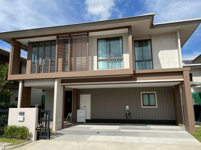 LV53479 ให้เช่า บ้านเดี่ยว บุราสิริ กรุงเทพกรีฑา Burasiri Krungthepkreetha บ้านใหม่ พร้อมเข้าอยู่ ติดกับโรงเรียนนานาชาติ Brighton