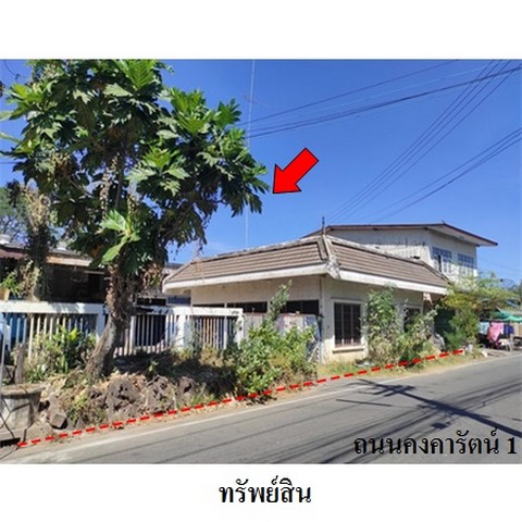 ขายอาคารสำนักงาน ถนน คงคารัตน์ 1 ตำบล กำแพง อำเภอ อุทุมพรพิสัย จังหวัด ศรีสะเกษ